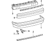 Toyota Tercel Bumper Diagram - 52159-16220