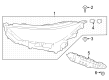 Toyota Grand Highlander Headlight Diagram - 81150-0E770