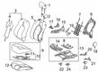 Toyota Camry Seat Cover Diagram - 71073-06W41-B4