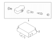 Toyota TPMS Sensor Diagram - SU003-09860