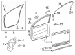 Toyota RAV4 Prime Weather Strip Diagram - 67861-0R050
