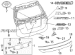 Toyota RAV4 Emblem Diagram - 75443-0R010
