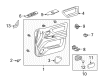 Toyota Land Cruiser Power Window Switch Diagram - 84810-60050