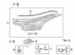 Toyota C-HR Light Control Module Diagram - 81056-10B00