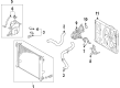 Toyota Cooling Fan Assembly Diagram - 16360-25010