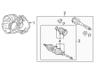 Toyota Sienna Axle Shaft Diagram - 43410-08041