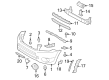 Toyota Bumper Diagram - 52119-42955