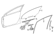 Toyota Corolla iM Window Run Diagram - 68151-12291