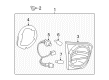 Toyota Sequoia Back Up Light Diagram - 81590-0C030