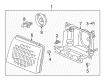 Toyota Tacoma Headlight Diagram - 90080-81028