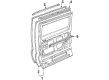 Toyota Van Door Seal Diagram - 67887-28020