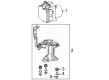 Toyota Highlander ABS Control Module Diagram - 44050-48A40