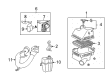 Toyota RAV4 Oxygen Sensor Diagram - 89467-42120