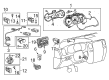 Toyota 4Runner Trunk Lid Latch Diagram - 69110-35090