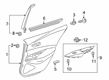 2022 Toyota Corolla Weather Strip Diagram - 68174-02320