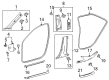 Toyota Camry Door Seal Diagram - 62311-06210