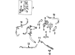 Toyota Avalon Power Steering Hose Diagram - 44416-07010