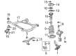 Toyota Front Cross-Member Diagram - 51100-08010