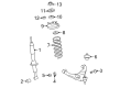 Toyota FJ Cruiser Bump Stop Diagram - 48304-60120