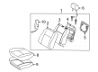Toyota Matrix Seat Cover Diagram - 71028-02020-B2