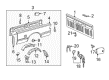 Toyota Tundra Door Hinge Diagram - 66102-34020