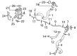 Toyota RAV4 Prime Coolant Reservoir Hose Diagram - 16283-25070