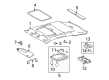 Toyota Matrix Dome Light Diagram - 81260-02330-B0