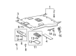 Toyota Solara Sun Visor Diagram - 74320-AA232-A1