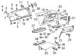 Toyota 4Runner Cup Holder Diagram - 66991-60020-E0