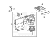 Toyota Sienna Blower Motor Diagram - 87103-08110