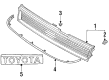 1992 Toyota Corolla Emblem Diagram - 75311-1A660