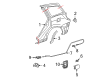 Toyota Matrix Fuel Door Diagram - 77350-02021