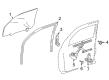 Toyota Land Cruiser Window Run Diagram - 68151-60060