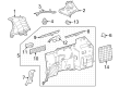 2021 Toyota Sienna Cup Holder Diagram - 64746-08020-B2