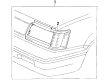 Toyota Tercel Side Marker Light Diagram - 81621-16140