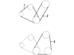 Toyota Tercel Drive Belt Diagram - 90916-02341-83
