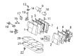 Toyota Matrix Seat Cushion Diagram - 71652-02300