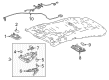 Toyota C-HR Dome Light Diagram - 81240-02080-B0