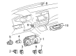 Toyota Avalon A/C Switch Diagram - 55900-07200