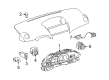 Toyota Yaris A/C Switch Diagram - 55903-52470