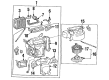 Toyota Camry Evaporator Diagram - 88501-33010