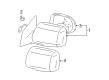 Toyota Yaris Car Mirror Diagram - 87940-52770