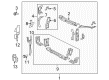 Toyota Camry Radiator Support Diagram - 53203-06091