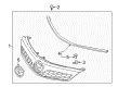 2012 Toyota Camry Grille Diagram - 53101-06340-D0