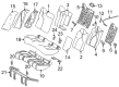 Toyota Camry Armrest Diagram - 72830-06E40-B1