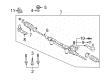 Toyota Land Cruiser Rack and Pinion Boot Diagram - 45535-60021