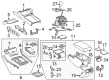 Toyota Center Console Base Diagram - 58810-07061-B1