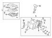 2002 Toyota Highlander Armrest Diagram - 72810-48090-A0