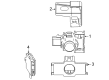 Toyota Mirai Parking Assist Distance Sensor Diagram - 89341-78010-C4