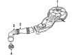 Toyota Tercel Air Intake Coupling Diagram - 17881-11100